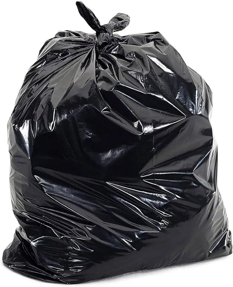 Black Garbage Bag