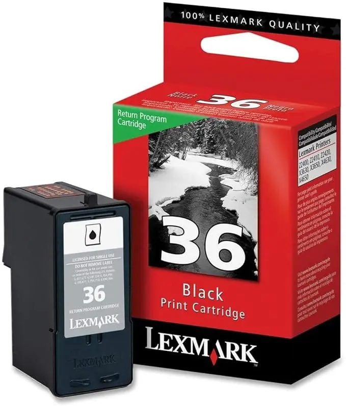 Lexmark 36XL Black High Yield Ink Cartridge