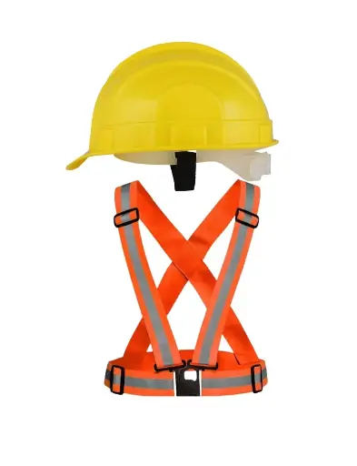 Safety belt and helmet