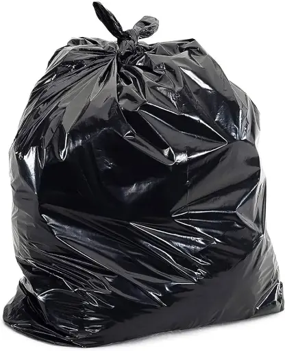Black Garbage Bag