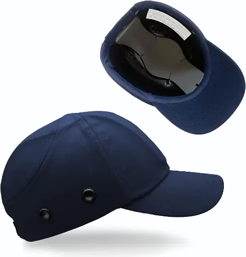 Navy Blue Safety Protection Baseball Bump Cap Hard