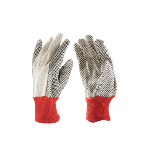 Canvas Dotted Gloves